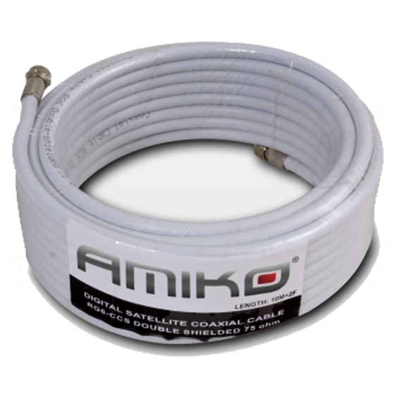 KABEL COAX RG6/90dB 10m