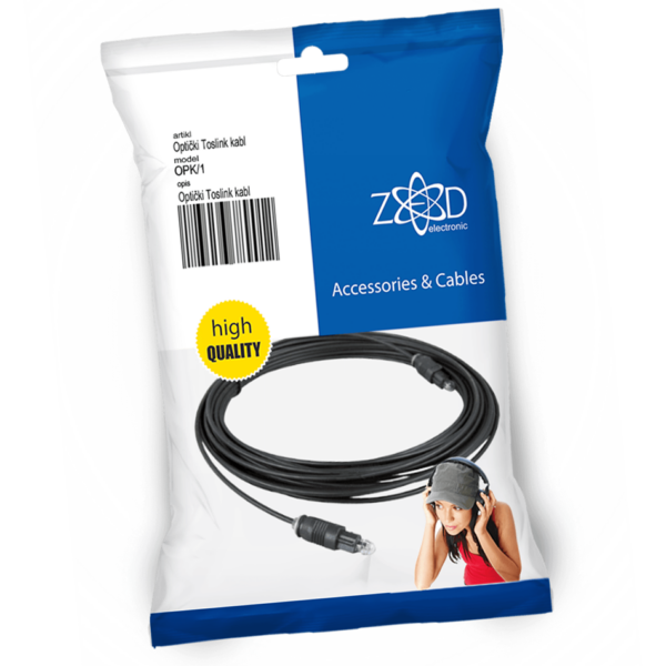 OPK/1 KABEL OPTIČKI TOSLINK 1m ZED