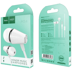 M34HONORWHITE SLUŠALICE S MIKROFONOM HOCO M34 BIJELE
