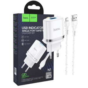 PUNJAČ KUĆNI MICRO USB, HOCO N1 ARDENT