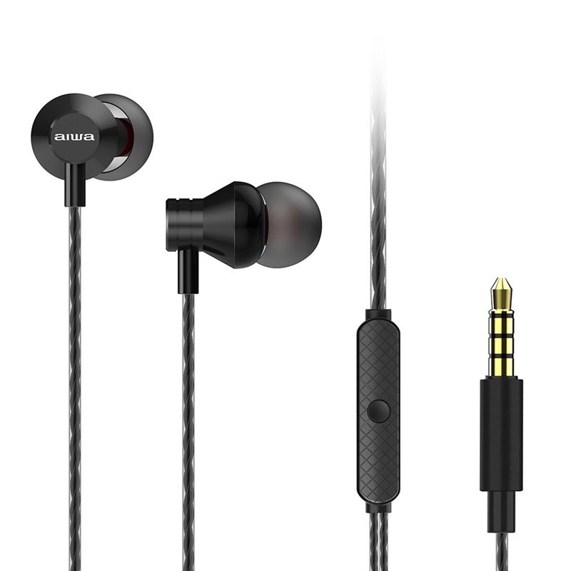 65573 SLUŠALICE S MIKROFONOM AIWA ESTM-50BK