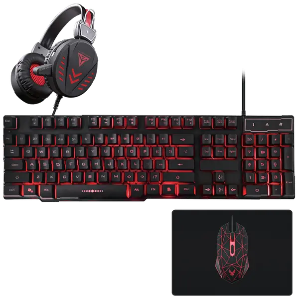 CXL-KG350 GAMING SET - SLUŠALICE, TIPKOVNICA, MIŠ, PODLOGA ZA MIŠ CONNECT XL CXL-KG350