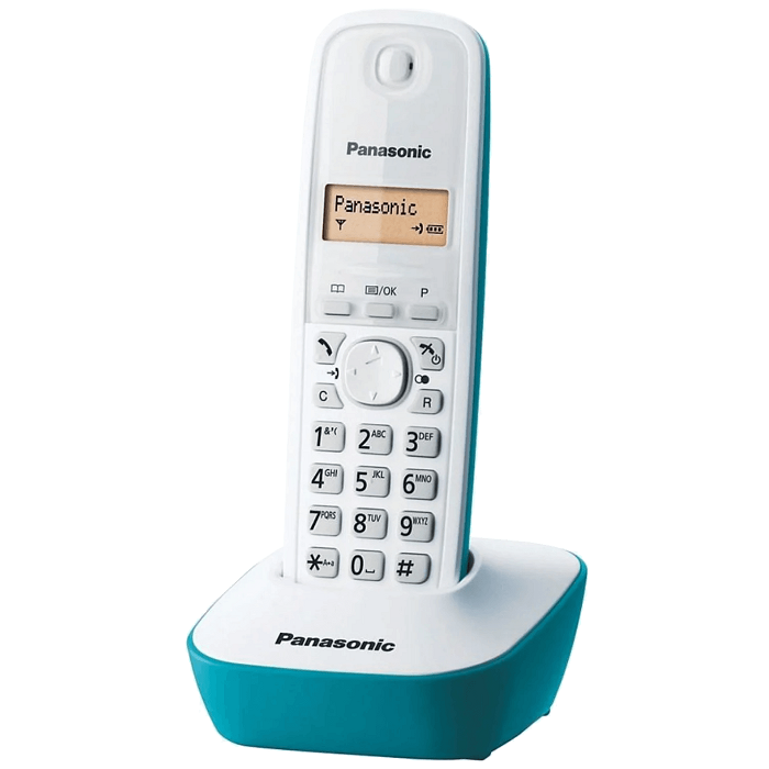 TELEFON BEŽIČNI PANASONIC KX-TG 1611FXC bijelo/plavi