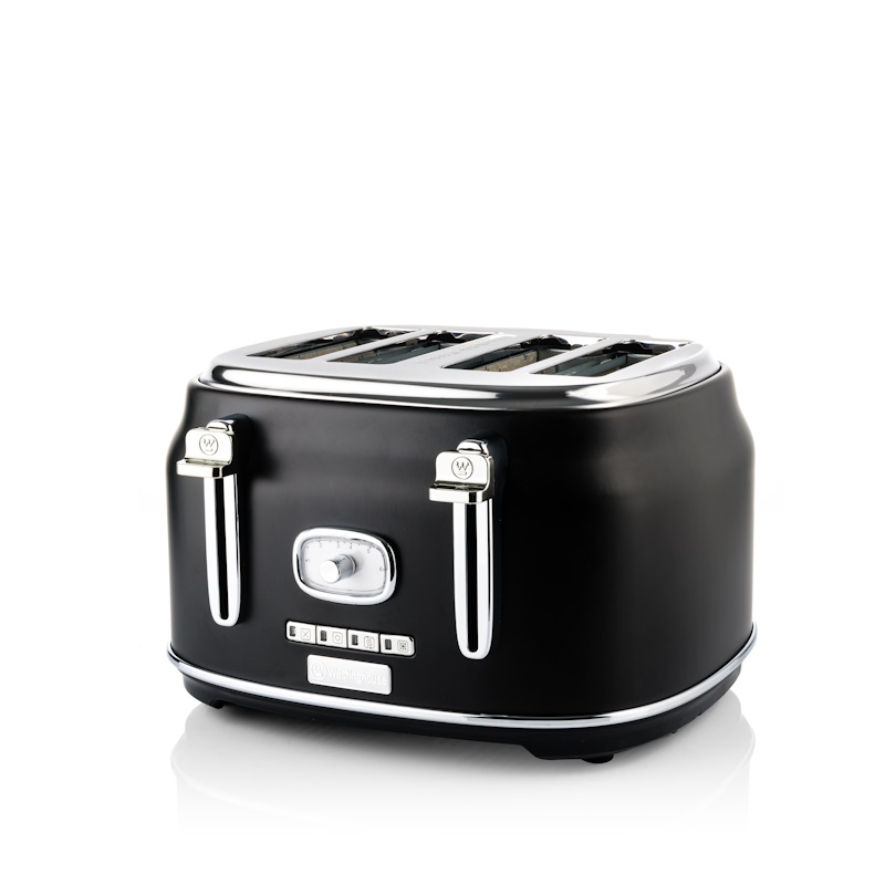 WKTTB809BK TOSTER WESTINGHOUSE RETRO BLACK 4 SLICE