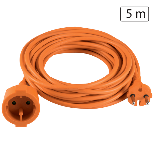 PRODUŽNI KABEL 1 UTIČNICA, 5 m NV2-5/OR/1,5