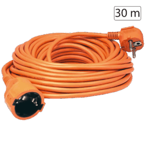 PRODUŽNI KABEL 1 UTIČNICA, 30 m NV2-30/OR/1,5