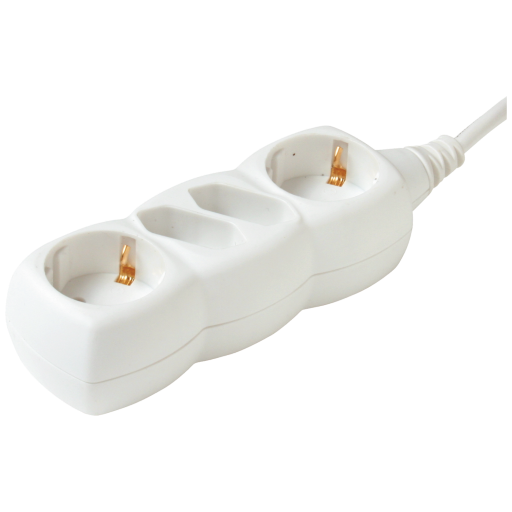 NV14/WH PRODUŽNI KABEL 4 UTIČNICE, 1,5 m NV14/WH