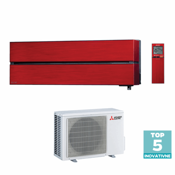 KLIMA UREĐAJ MITSUBISHI MSZ-LN25VGR/MUZ-LN25VG CRVENA