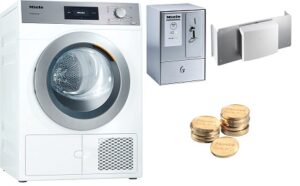 SET MIELE PROF. SUŠILICA RUBLJA SA NAPLATOM NA ŽETONE S7W