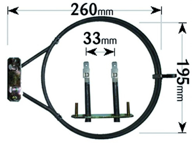 GRIJAČ PEĆNICE OKRUGLI GORENJE 230V/2200W