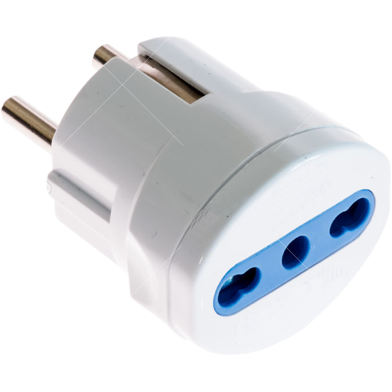 2P+T16A ADAPTER STRUJNI 2P+T SHUKO EURO/ITALIAN