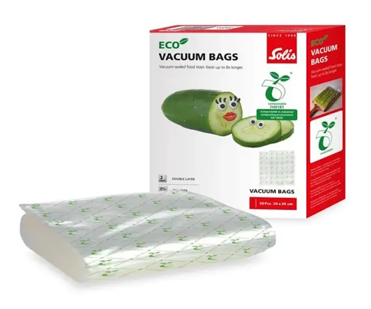SOL 92310 VREĆICE ZA VAKUMIRANJE SOLIS BIORAZGRADIVE 20x30 cm, 50 kom