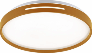 10536 PLAFONJERA LED JUNE D380 24W 2600LM 4000K GOLD 10536