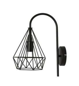 10385 SVJETILJKA ZIDNA RETRO VICTORIA BLACK 10385
