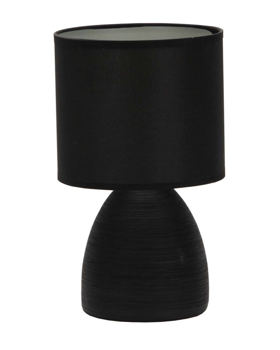 10512 SVJETILJKA STOLNA KERAMIČKA STONE BLACK 10512