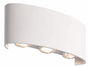 SVJETILJKA ZIDNA VANJSKA LED LENS WHITE 6W 480LM 4000K 10317