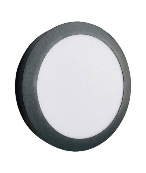 PLAFONJERA LED SLIM ROUND DARK GREY D170 12W 900LM 4000K 10504