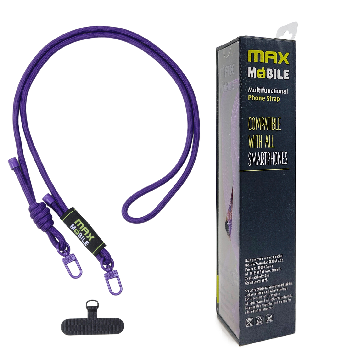 VEZICA6MMLJUB VEZICA ZA MOBITEL MAXMOBILE 6mm LJUBIČASTA