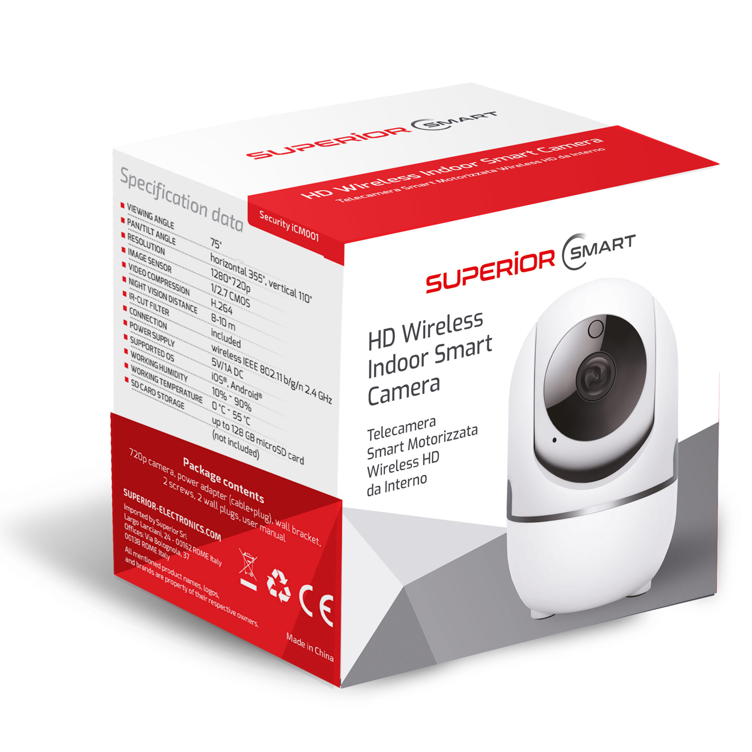 ICM001 KAMERA UNUTARNJA PAMETNA SUPERIOR SECURITY ICM003