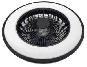 10886 VENTILATOR STROPNI LED NATALIE 486mm 48W 2600-4800lm 3000-6500K BLACK + REMOTE C