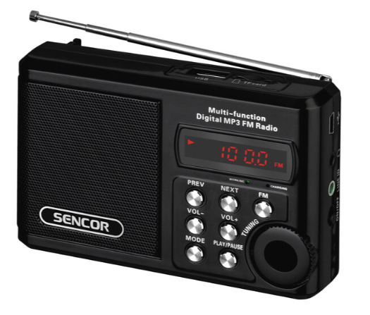 SRD215B SENCOR RADIO SRD215B