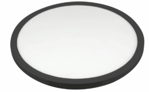 10878 PLAFONJERA LED MAYA D400 36W 3497LM 3000/4000/6500K IP 54 BLACK PP