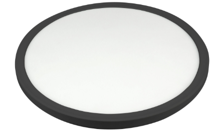 10878 PLAFONJERA LED MAYA D400 36W 3497LM 3000/4000/6500K IP 54 BLACK PP