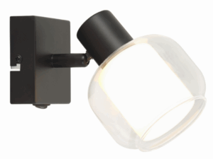 10806 SPOT CHARLOTTE TRANSPARENT+WHITE 1* E14 8W S PREKIDAČEM