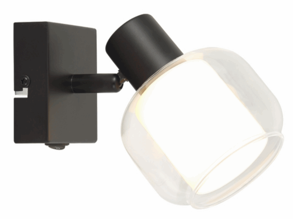 10806 SPOT CHARLOTTE TRANSPARENT+WHITE 1* E14 8W S PREKIDAČEM
