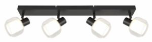 10809 SPOT CHARLOTTE TRANSPARENT+WHITE 4* E14 8W