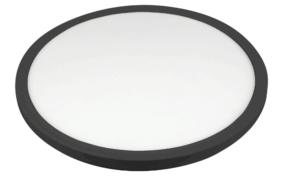 10876 PLAFONJERA LED MAYA D293 24W 2690LM 3000/4000/6500K IP 54 BLACK PP