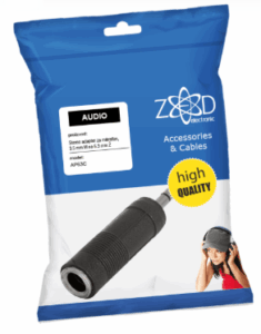 AP63C ADAPTER 3,5 mm M / 6,3 mm Ž ZED