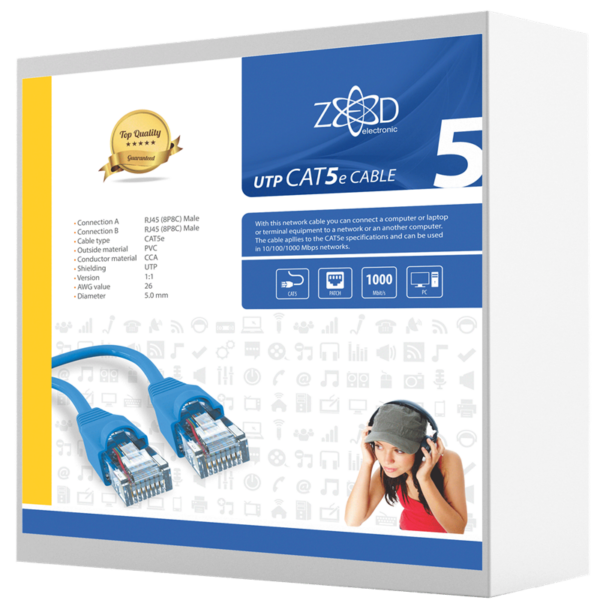 FTPC/15 KABEL MREŽNI FTPC 15m ZED