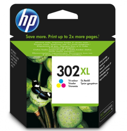 45692 TINTA HP F6U67AE 302XL tri-color