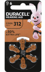 50014501 BATERIJE DURACELL HA 312 ZA SLUŠNI APARAT