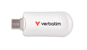 76040 USB STICK VERBATIM 3.2 128 GB USB-C bijeli