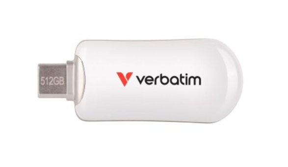 76040 USB STICK VERBATIM 3.2 128 GB USB-C bijeli