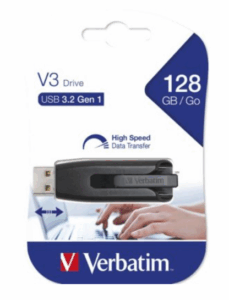 43112 USB STICK VERBATIM 3.2 128 GB STORE'N'GO crni