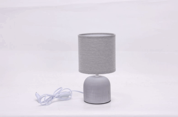 10679 SVJETILJKA STOLNA KERAMIČKA CALISTA GREY 10679