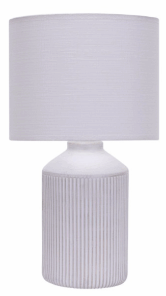 10680 SVJETILJKA STOLNA KERAMIČKA FLORENCE WHITE 10680