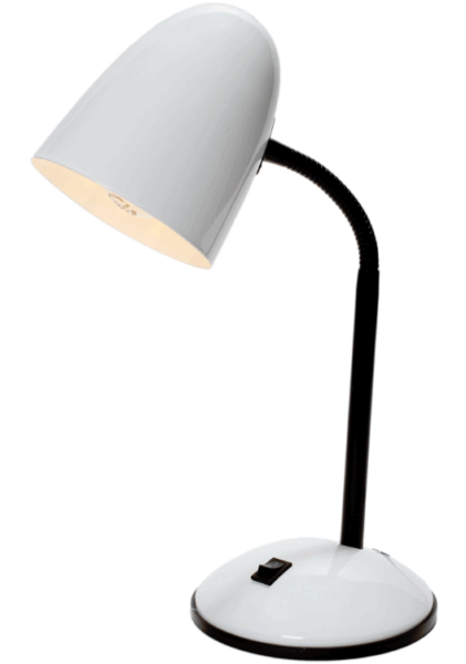 04176 SVJETILJKA STOLNA MONTHY WHITE METAL 04176