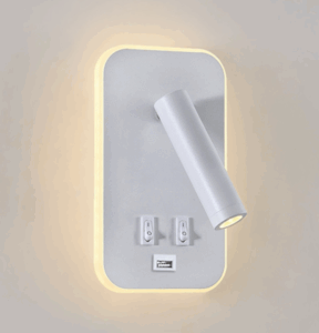 10652 SVJETILJKA ZIDNA LED ARIZONA 7W+3W 3000K IP20+USB WHITE 10652