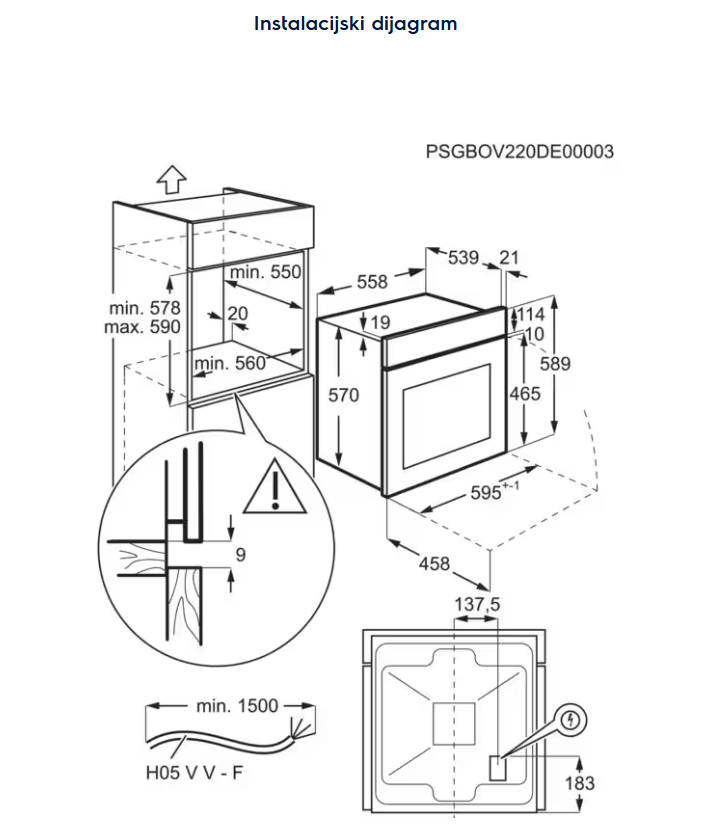 944068231 PEĆNICA ELECTROLUX EOF 3H50BK