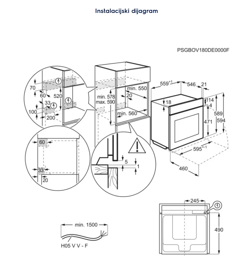 944032075 PEĆNICA ELECTROLUX EOB 8S39Z