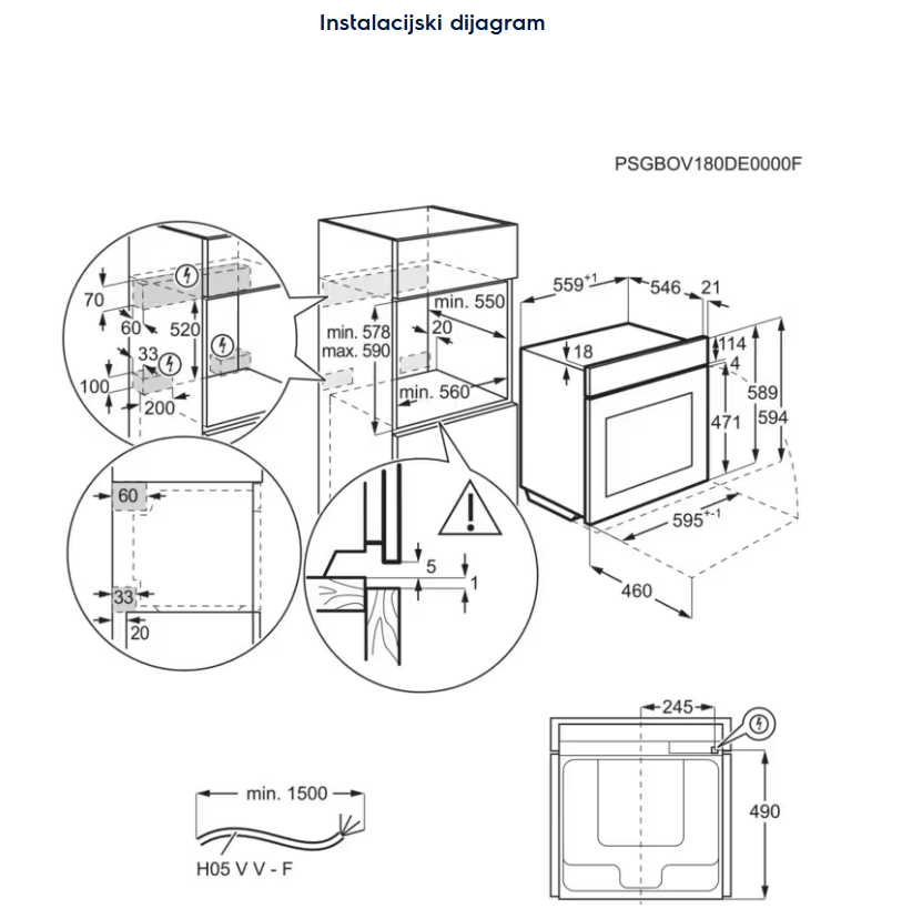 944184893 PEĆNICA ELECTROLUX EOE 7P31Z