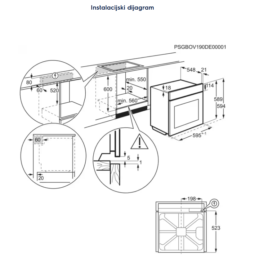 949494860 PEĆNICA ELECTROLUX EOC 6P77H