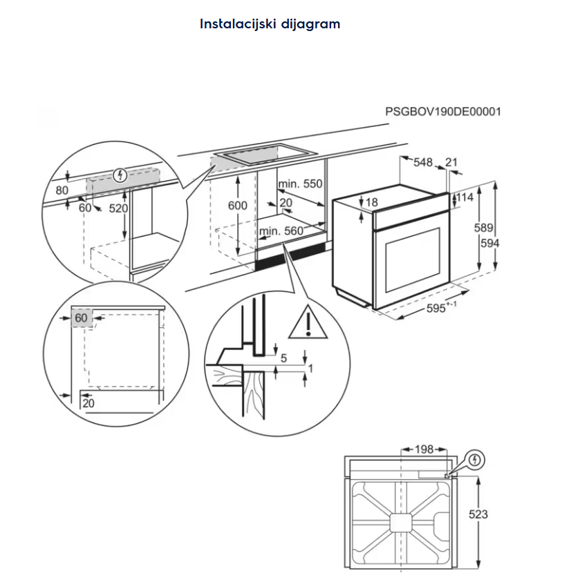 949498212 PEĆNICA ELECTROLUX EOF 6P76X2