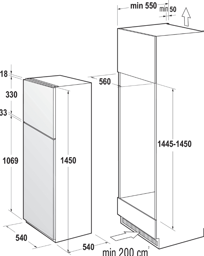 733108 HLADNJAK GORENJE RFI 4152P1