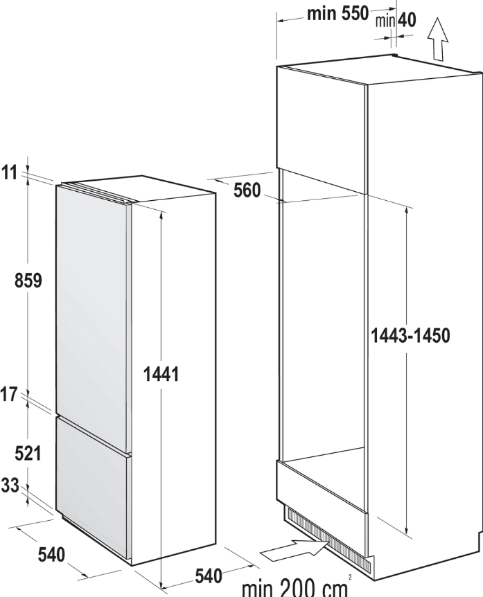 743351 HLADNJAK GORENJE RKI 415EP1