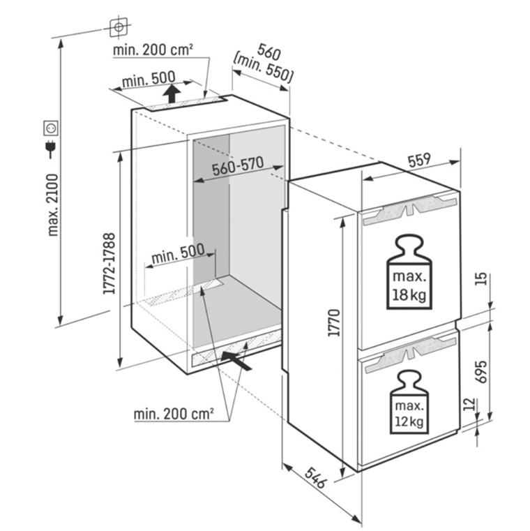 LI0302029 HLADNJAK LIEBHERR ICNd 5103